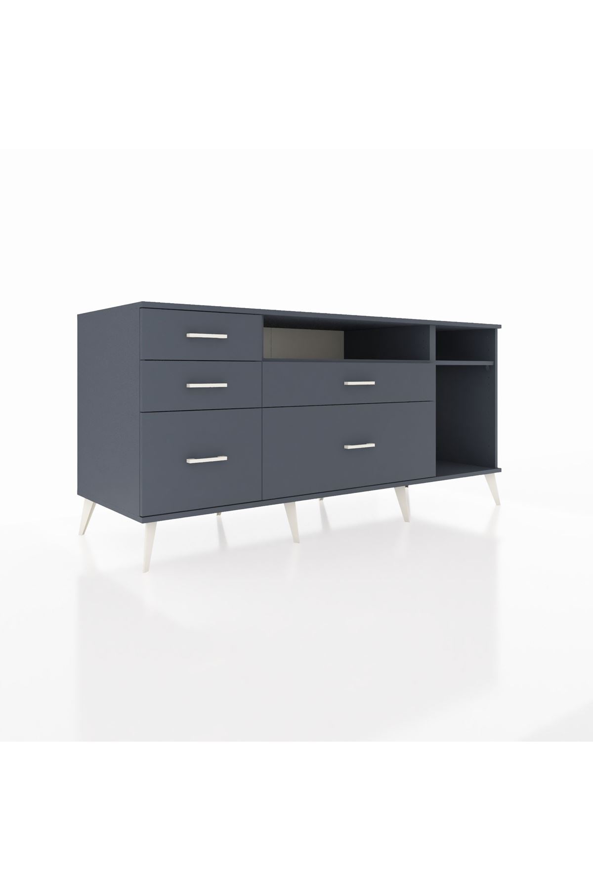 Kronos Konsol 2 Raflı 5 Çekmeceli 176x59x83 - S610M015V17C