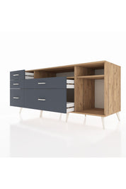Kronos Konsol 2 Raflı 5 Çekmeceli 176x59x83 - S610M015V20C