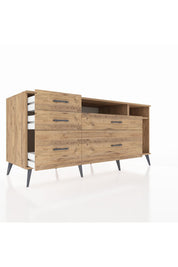 Kronos Konsol 2 Raflı 5 Çekmeceli 176x59x83 - S610M015V21C