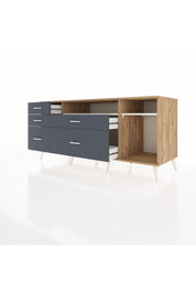 Kronos Konsol 2 Raflı 5 Çekmeceli 176x59x83 - S610M015V23C