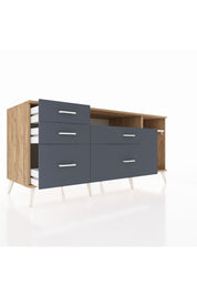 Kronos Konsol 2 Raflı 5 Çekmeceli 176x59x83 - S610M015V23C