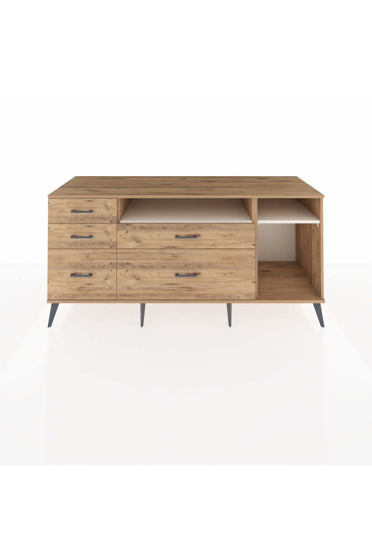 Kronos Konsol 2 Raflı 5 Çekmeceli 176x59x83 - S610M015V24C