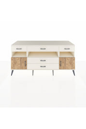 Kronos Konsol 3 Raflı 5 Çekmeceli 2 Kapaklı 176x59x83 - S610M016V01C