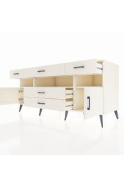 Kronos Konsol 3 Raflı 5 Çekmeceli 2 Kapaklı 176x59x83 - S610M016V04C