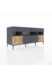 Kronos Konsol 3 Raflı 5 Çekmeceli 2 Kapaklı 176x59x83 - S610M016V11C