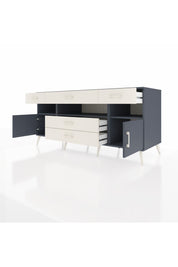 Kronos Konsol 3 Raflı 5 Çekmeceli 2 Kapaklı 176x59x83 - S610M016V16C