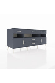 Kronos Konsol 3 Raflı 5 Çekmeceli 2 Kapaklı 176x59x83 - S610M016V17C