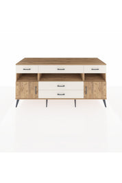 Kronos Konsol 3 Raflı 5 Çekmeceli 2 Kapaklı 176x59x83 - S610M016V19C