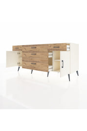 Kronos Konsol 2 Raflı 5 Çekmeceli 2 Kapaklı 176x59x83 - S610M017V06C