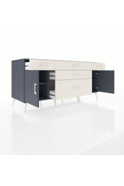Kronos Konsol 2 Raflı 5 Çekmeceli 2 Kapaklı 176x59x83 - S610M017V16C