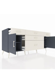 Kronos Konsol 2 Raflı 5 Çekmeceli 2 Kapaklı 176x59x83 - S610M017V16C