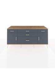 Kronos Konsol 2 Raflı 5 Çekmeceli 2 Kapaklı 176x59x83 - S610M017V26C