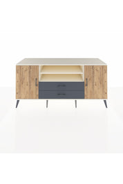 Kronos Konsol 4 Raflı 2 Çekmeceli 2 Kapaklı 176x59x83 - S610M018V02C