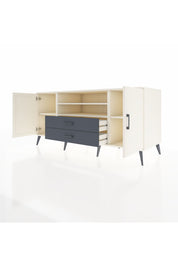 Kronos Konsol 4 Raflı 2 Çekmeceli 2 Kapaklı 176x59x83 - S610M018V05C