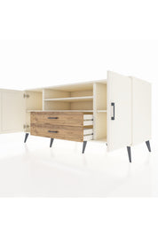 Kronos Konsol 4 Raflı 2 Çekmeceli 2 Kapaklı 176x59x83 - S610M018V06C