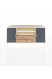 Kronos Konsol 4 Raflı 2 Çekmeceli 2 Kapaklı 176x59x83 - S610M018V09C