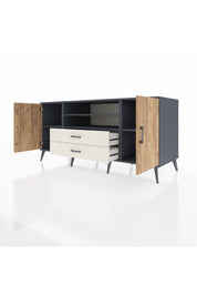 Kronos Konsol 4 Raflı 2 Çekmeceli 2 Kapaklı 176x59x83 - S610M018V10C