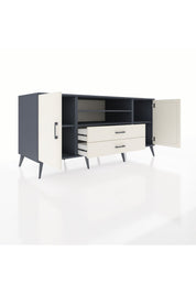 Kronos Konsol 4 Raflı 2 Çekmeceli 2 Kapaklı 176x59x83 - S610M018V13C