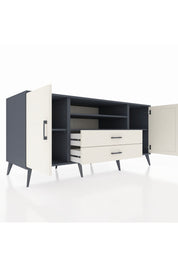 Kronos Konsol 4 Raflı 2 Çekmeceli 2 Kapaklı 176x59x83 - S610M018V13C