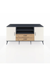Kronos Konsol 4 Raflı 2 Çekmeceli 2 Kapaklı 176x59x83 - S610M018V15C