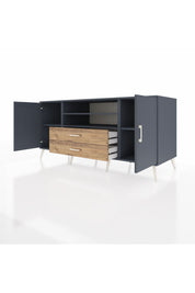 Kronos Konsol 4 Raflı 2 Çekmeceli 2 Kapaklı 176x59x83 - S610M018V18C