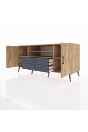 Kronos Konsol 4 Raflı 2 Çekmeceli 2 Kapaklı 176x59x83 - S610M018V20C