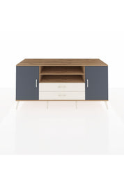 Kronos Konsol 4 Raflı 2 Çekmeceli 2 Kapaklı 176x59x83 - S610M018V25C