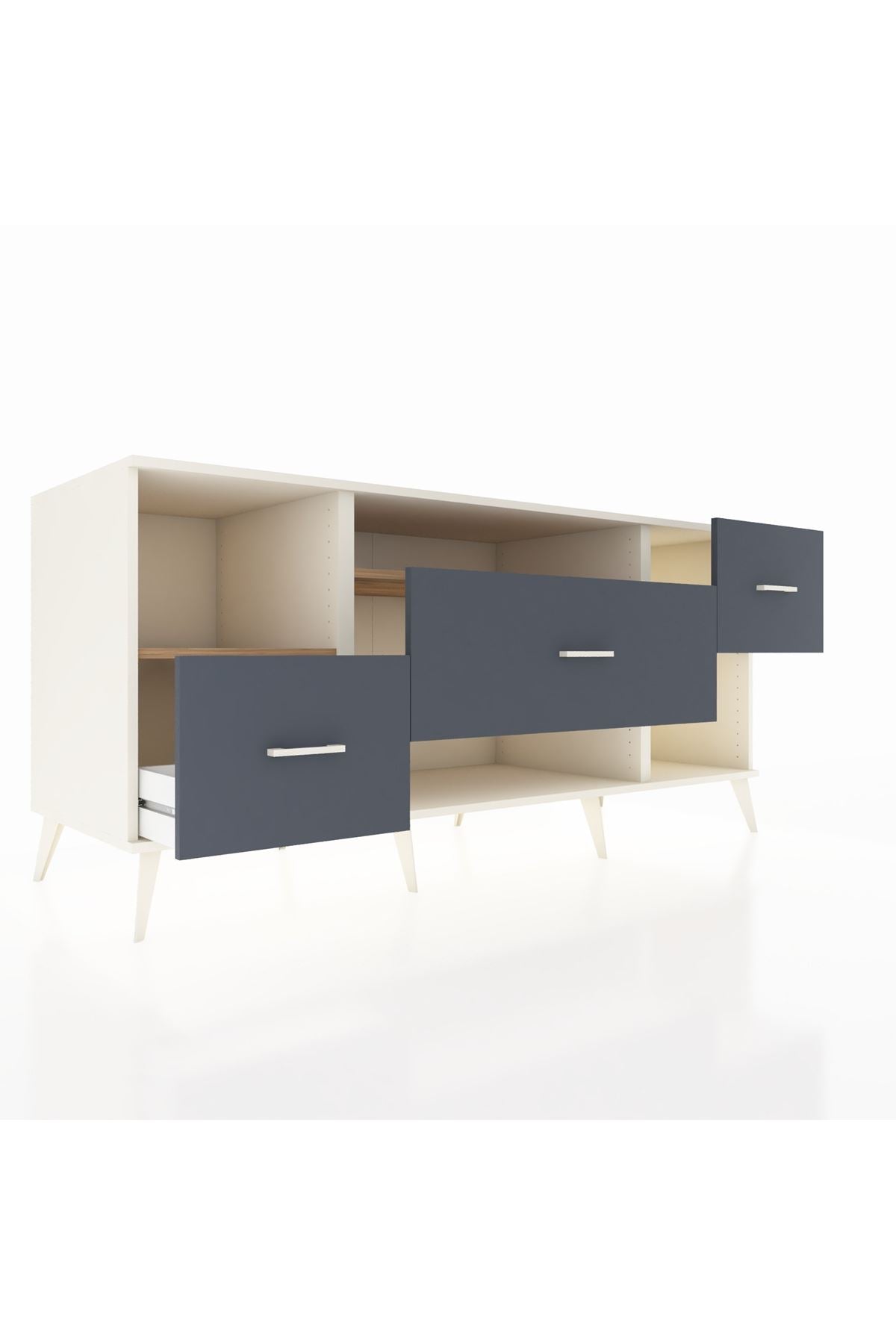 Kronos Konsol 2 Raflı 3 Çekmeceli 176x59x83 - S610M019V02C