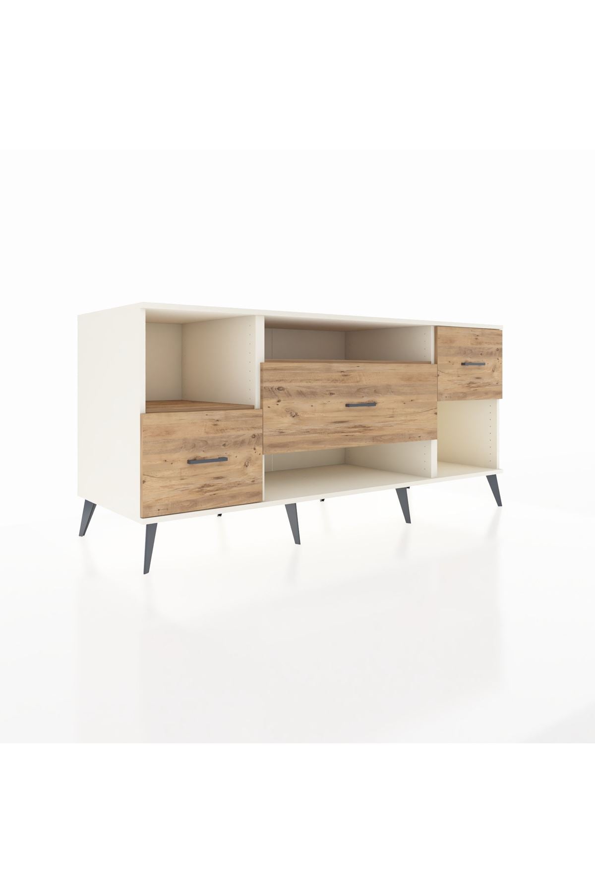 Kronos Konsol 2 Raflı 3 Çekmeceli 176x59x83 - S610M019V03C