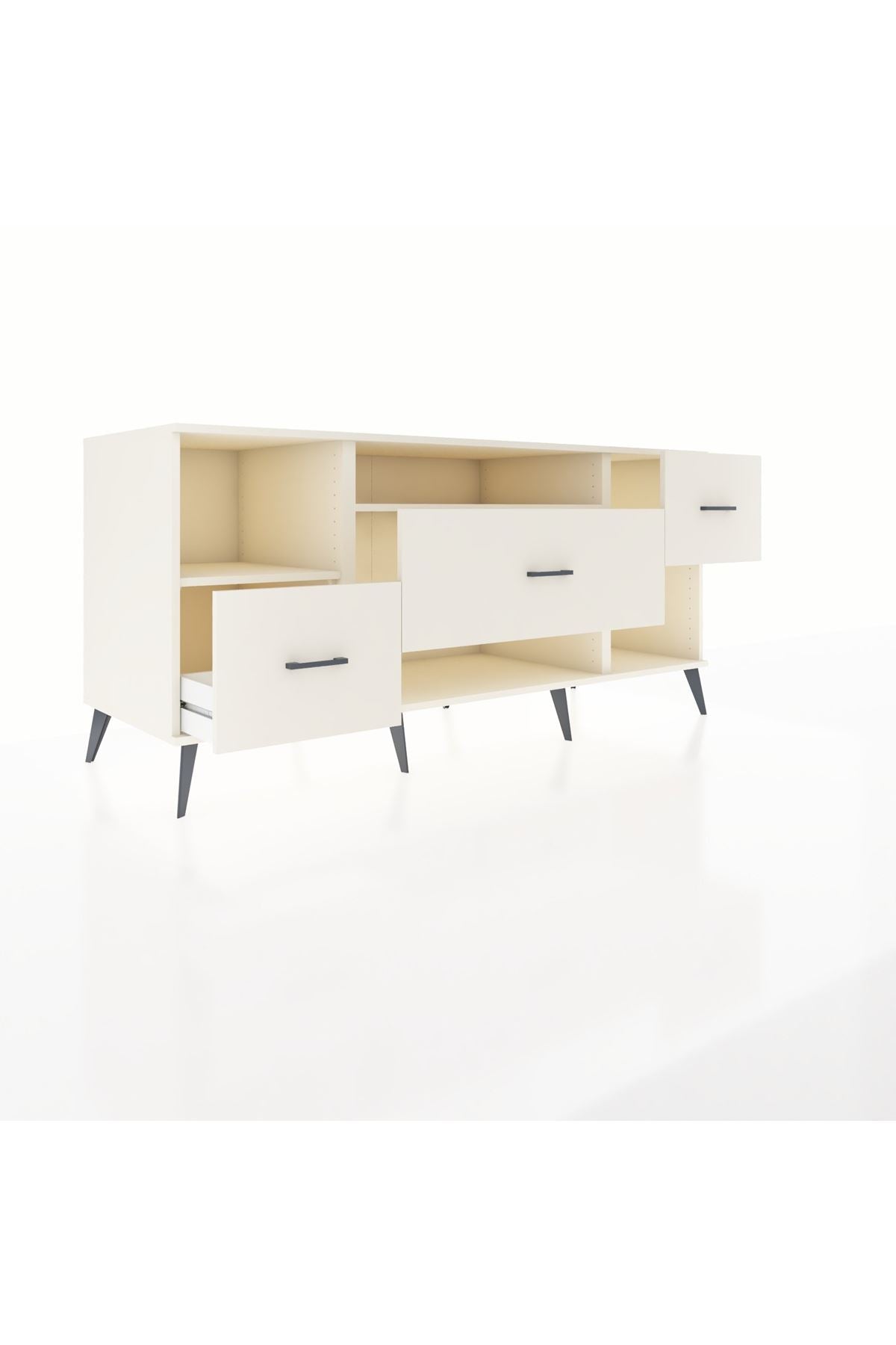 Kronos Konsol 2 Raflı 3 Çekmeceli 176x59x83 - S610M019V04C