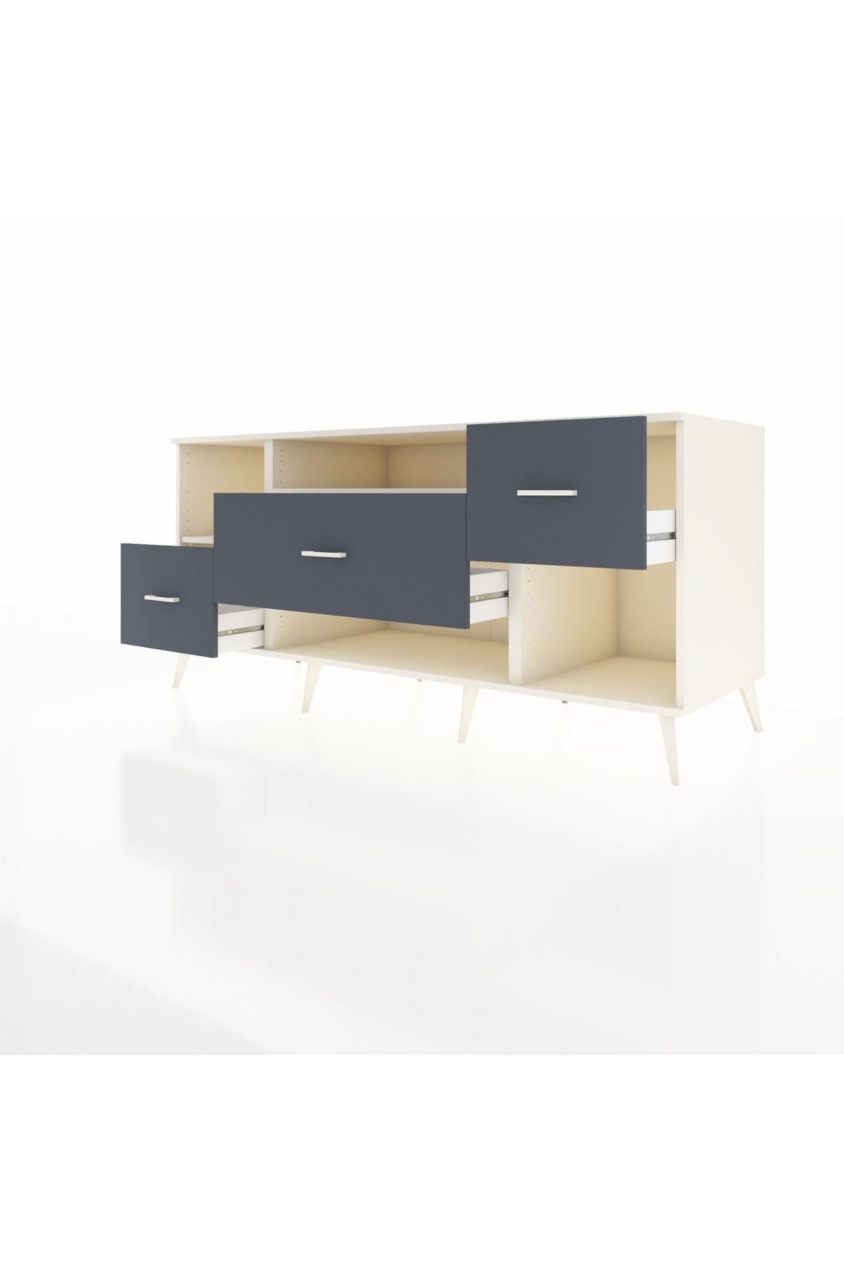 Kronos Konsol 2 Raflı 3 Çekmeceli 176x59x83 - S610M019V05C