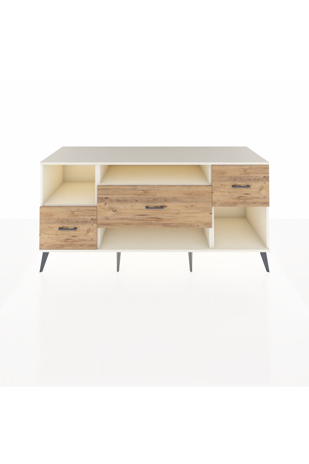 Kronos Konsol 2 Raflı 3 Çekmeceli 176x59x83 - S610M019V06C
