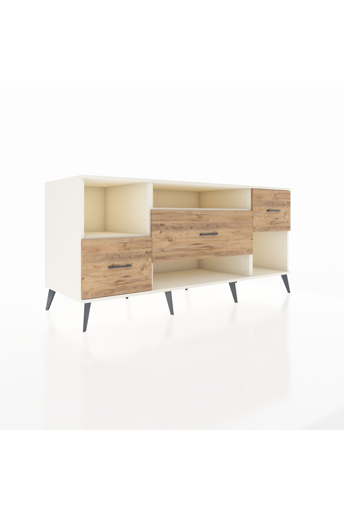 Kronos Konsol 2 Raflı 3 Çekmeceli 176x59x83 - S610M019V06C