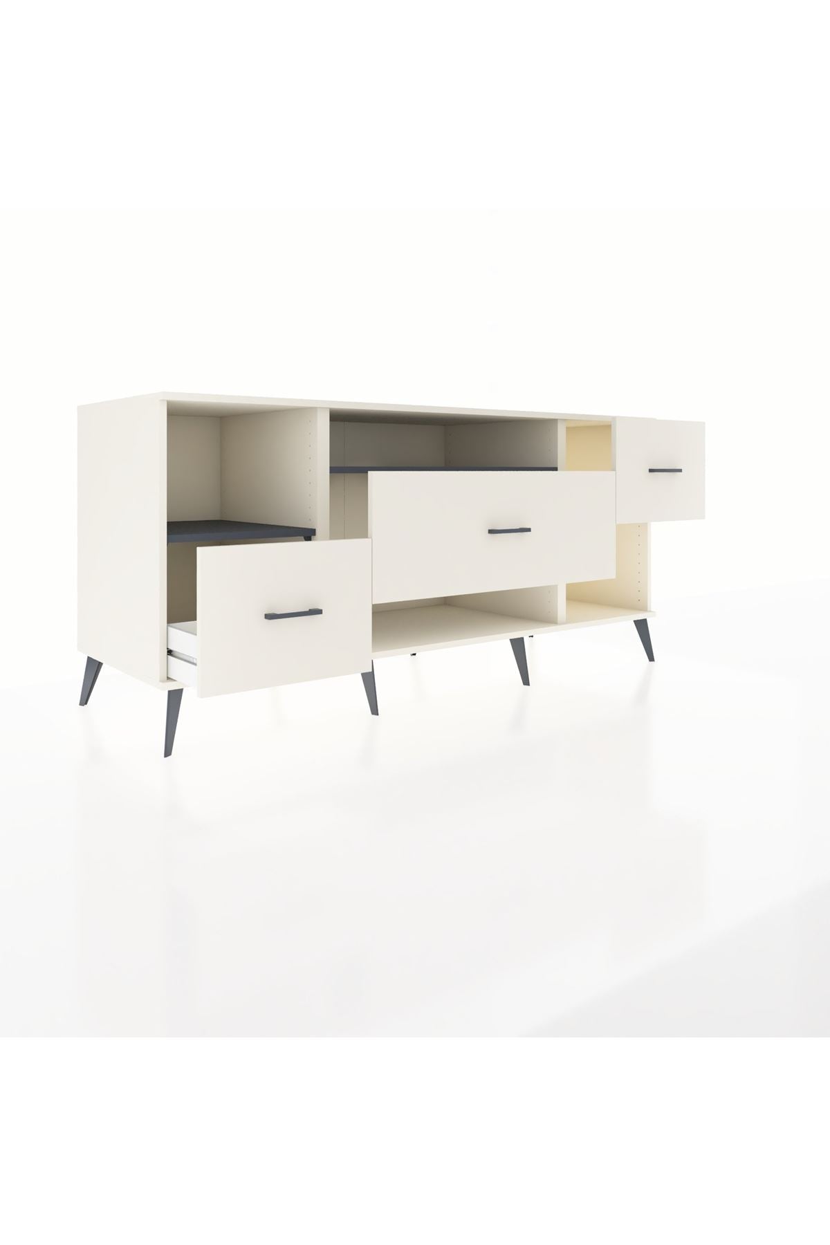 Kronos Konsol 2 Raflı 3 Çekmeceli 176x59x83 - S610M019V07C