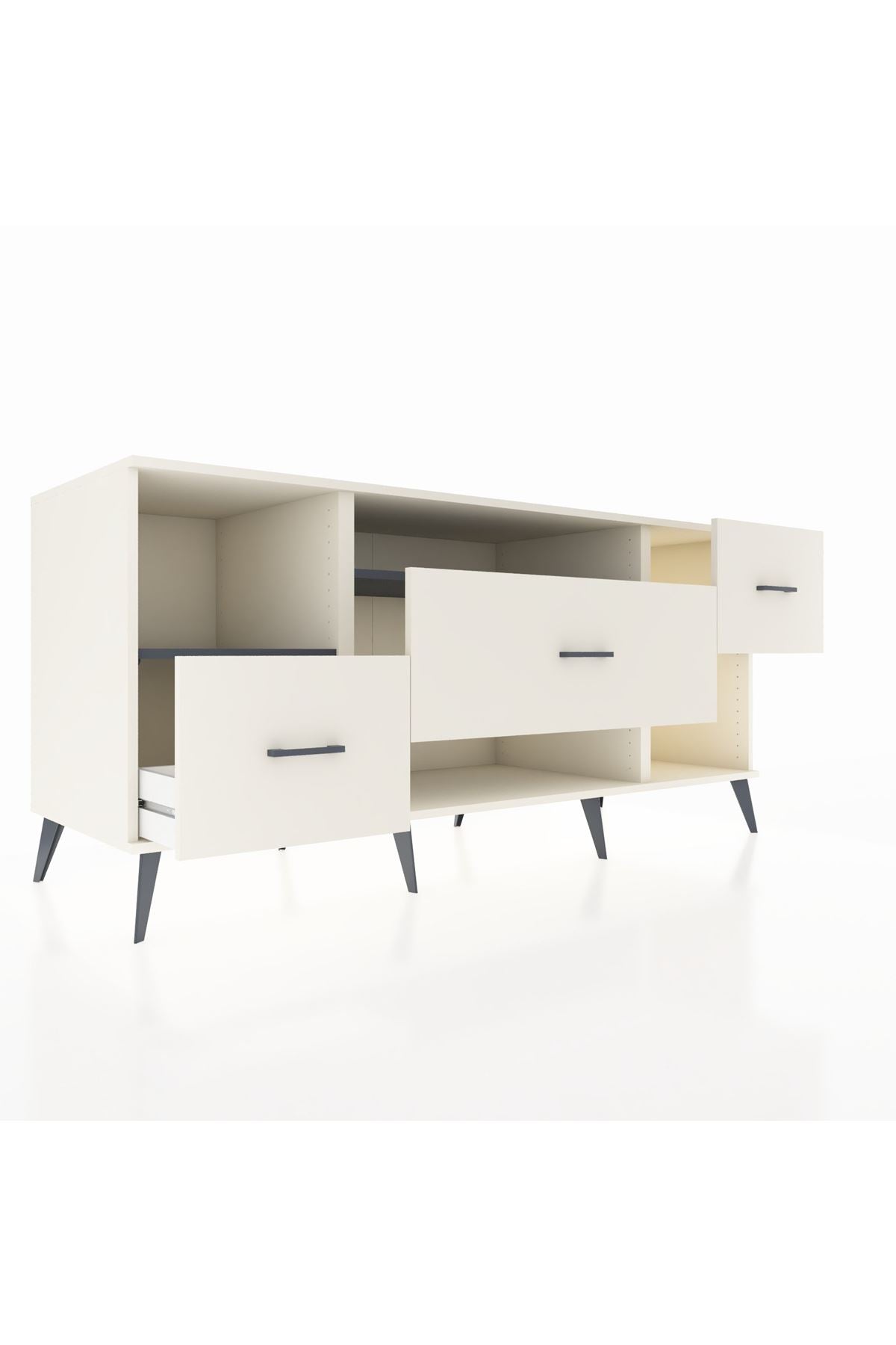 Kronos Konsol 2 Raflı 3 Çekmeceli 176x59x83 - S610M019V07C