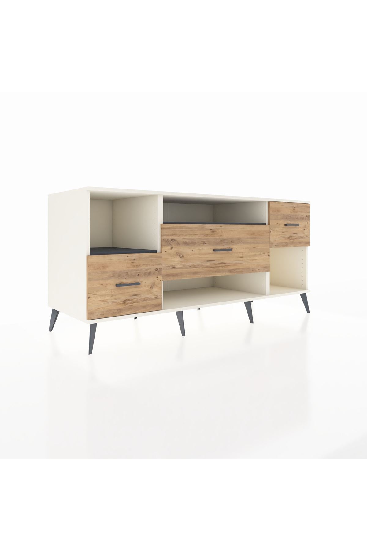 Kronos Konsol 2 Raflı 3 Çekmeceli 176x59x83 - S610M019V09C