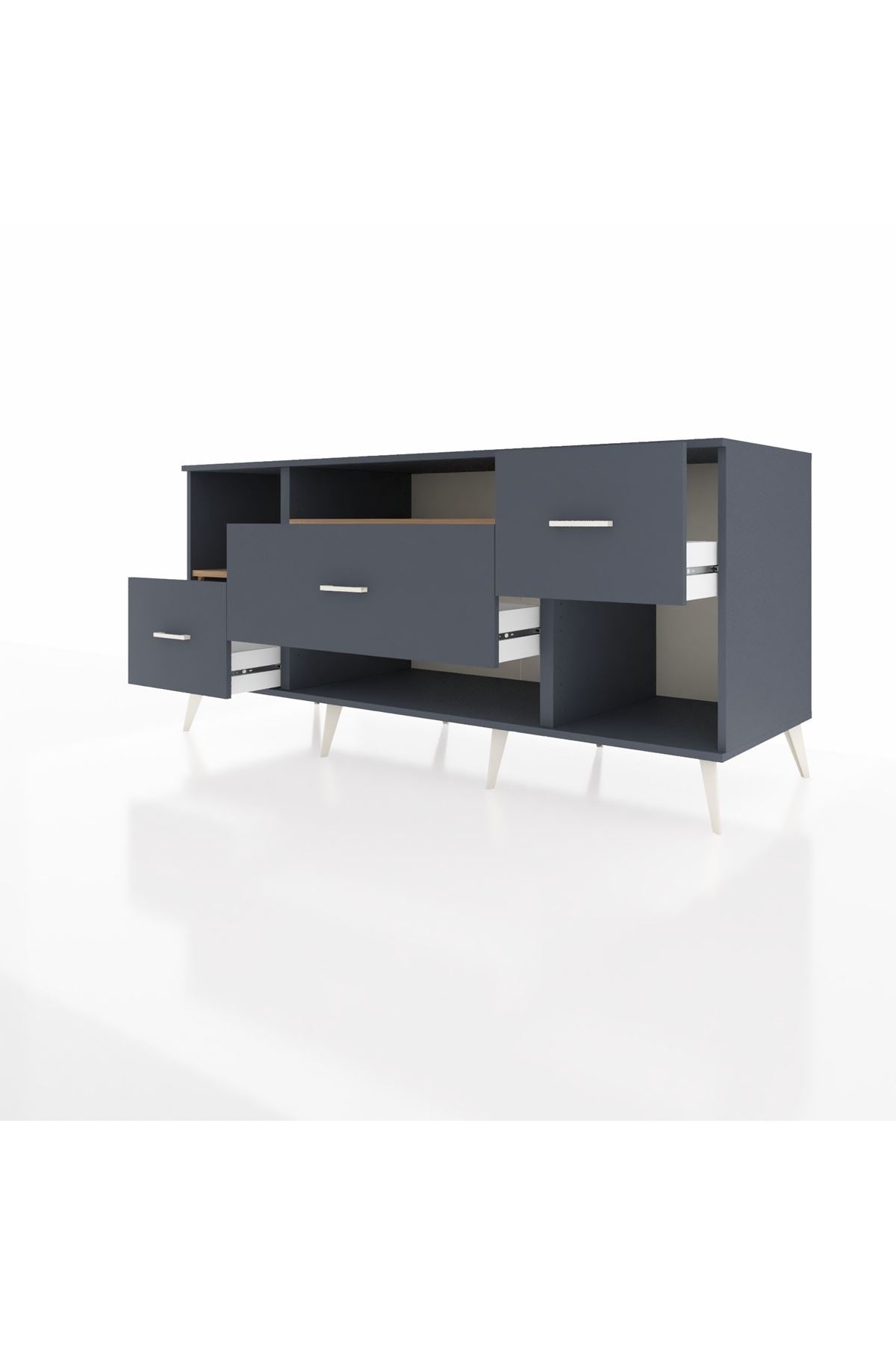 Kronos Konsol 2 Raflı 3 Çekmeceli 176x59x83 - S610M019V11C
