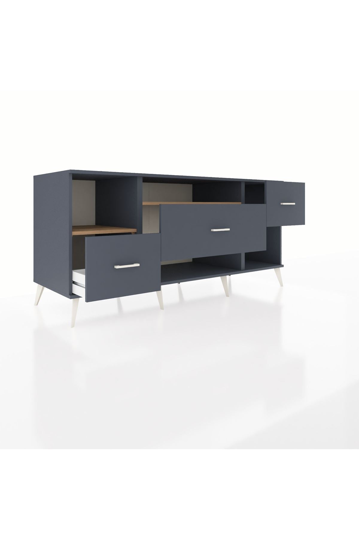 Kronos Konsol 2 Raflı 3 Çekmeceli 176x59x83 - S610M019V11C