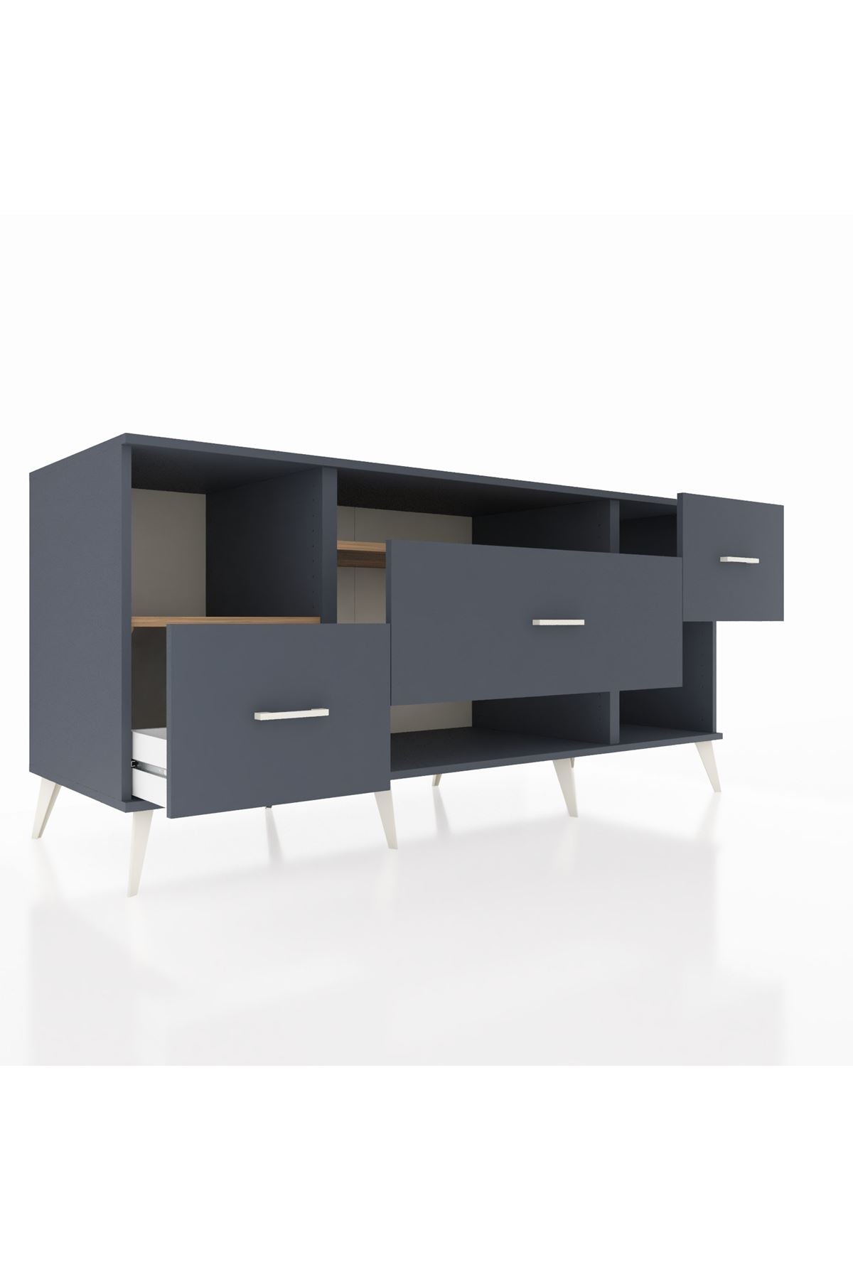 Kronos Konsol 2 Raflı 3 Çekmeceli 176x59x83 - S610M019V11C