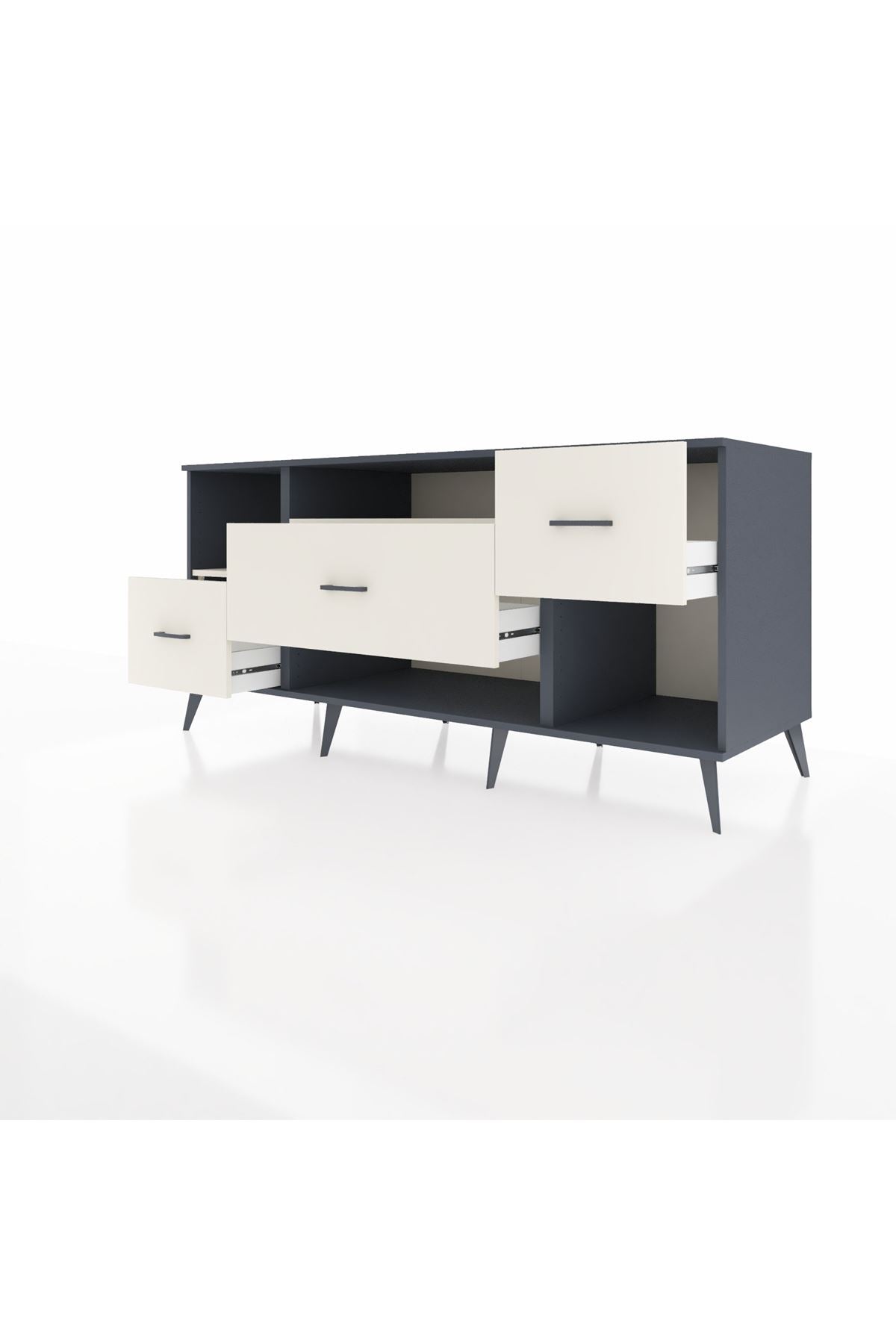 Kronos Konsol 2 Raflı 3 Çekmeceli 176x59x83 - S610M019V13C