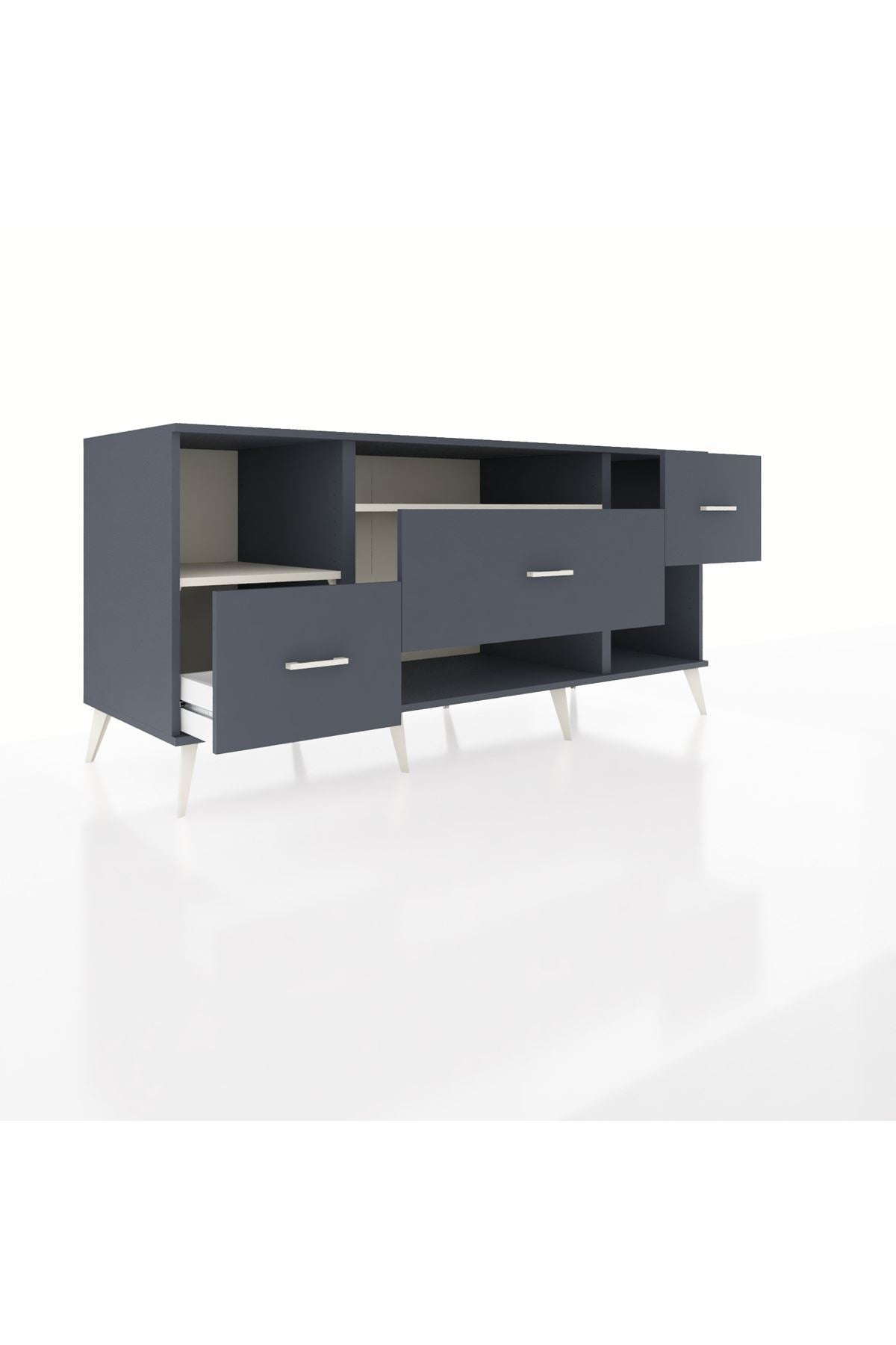Kronos Konsol 2 Raflı 3 Çekmeceli 176x59x83 - S610M019V14C
