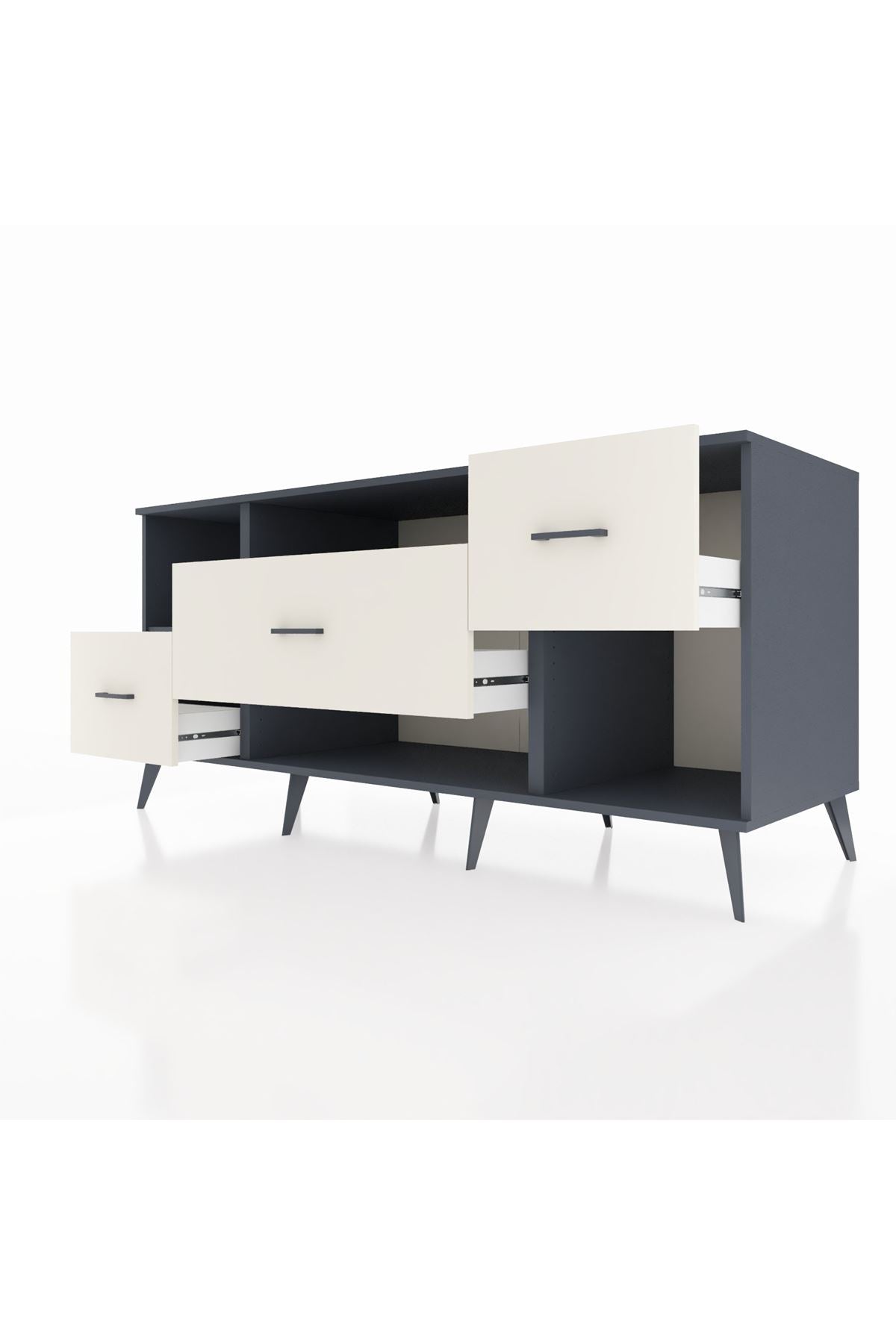 Kronos Konsol 2 Raflı 3 Çekmeceli 176x59x83 - S610M019V16C