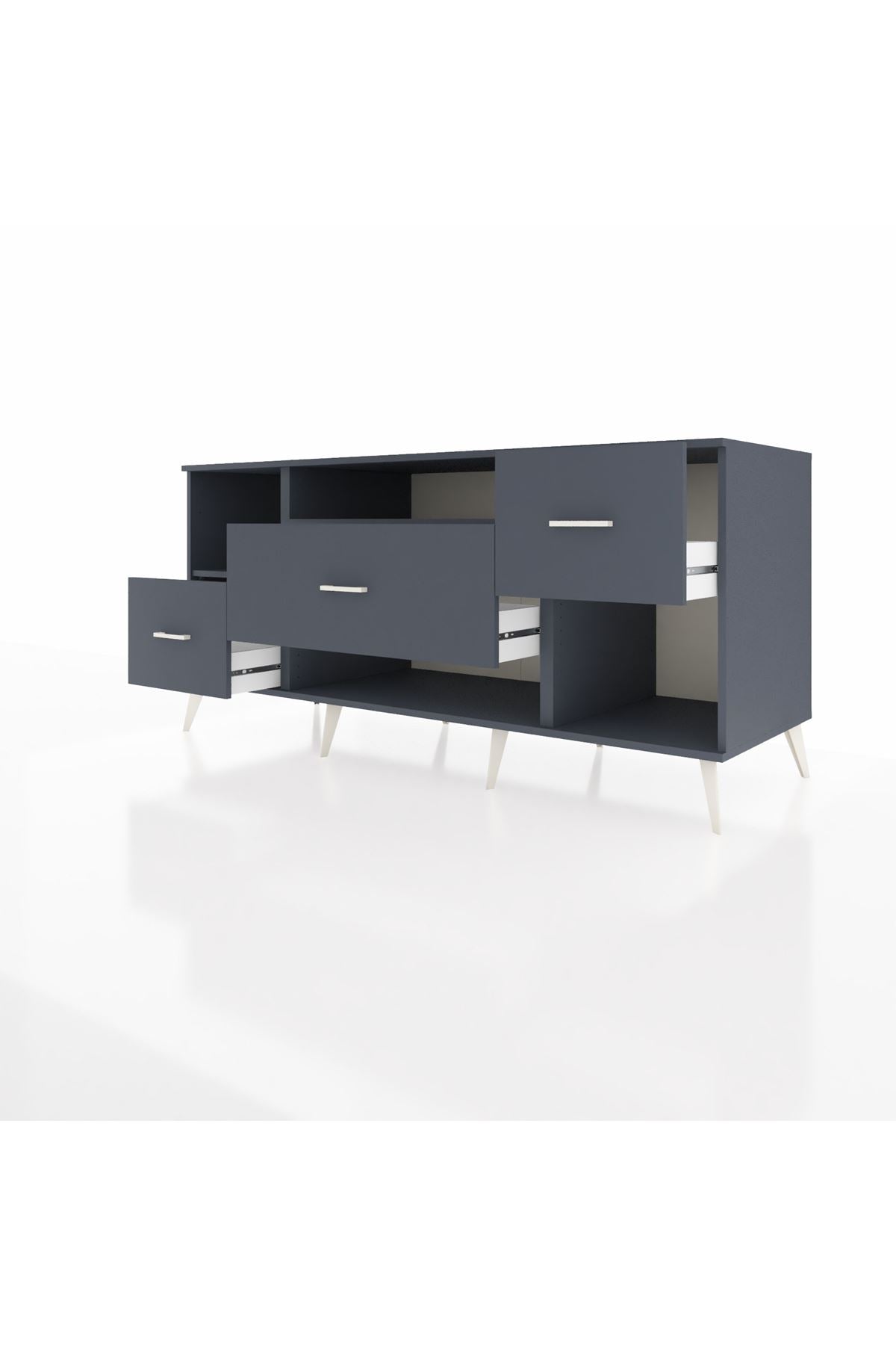 Kronos Konsol 2 Raflı 3 Çekmeceli 176x59x83 - S610M019V17C
