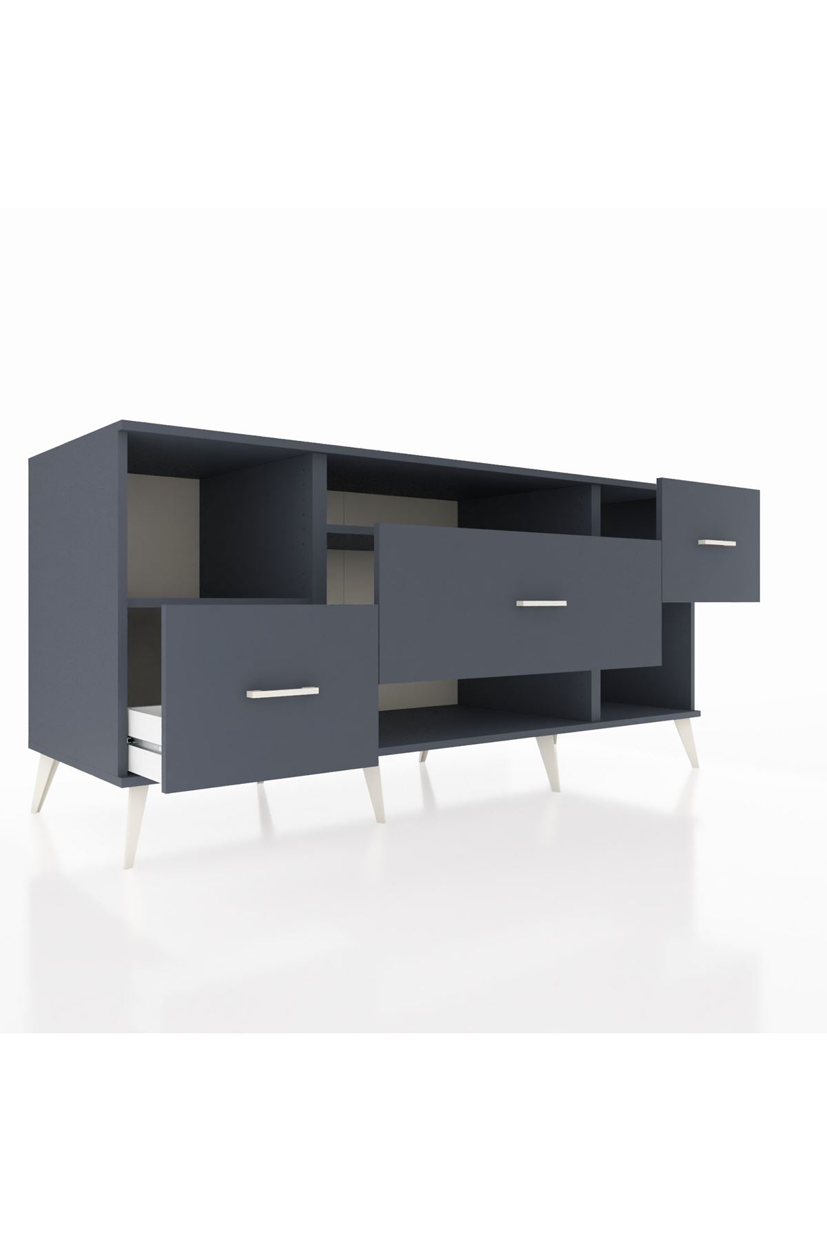 Kronos Konsol 2 Raflı 3 Çekmeceli 176x59x83 - S610M019V17C