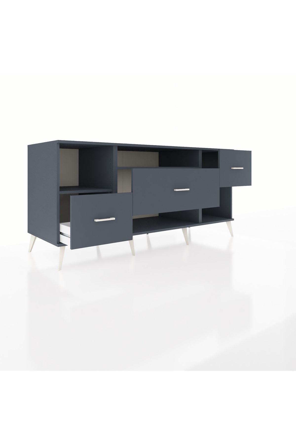 Kronos Konsol 2 Raflı 3 Çekmeceli 176x59x83 - S610M019V17C