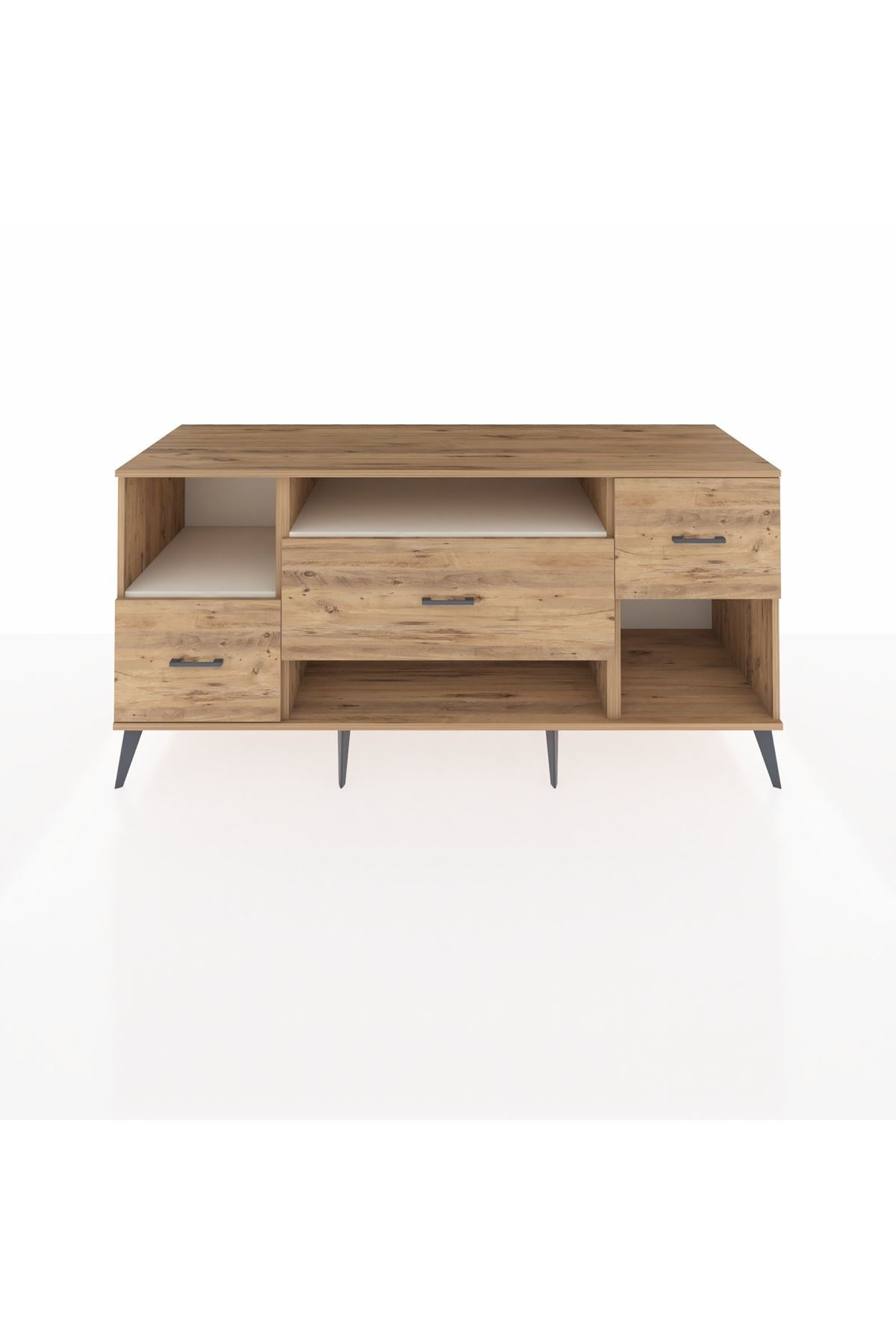 Kronos Konsol 2 Raflı 3 Çekmeceli 176x59x83 - S610M019V24C