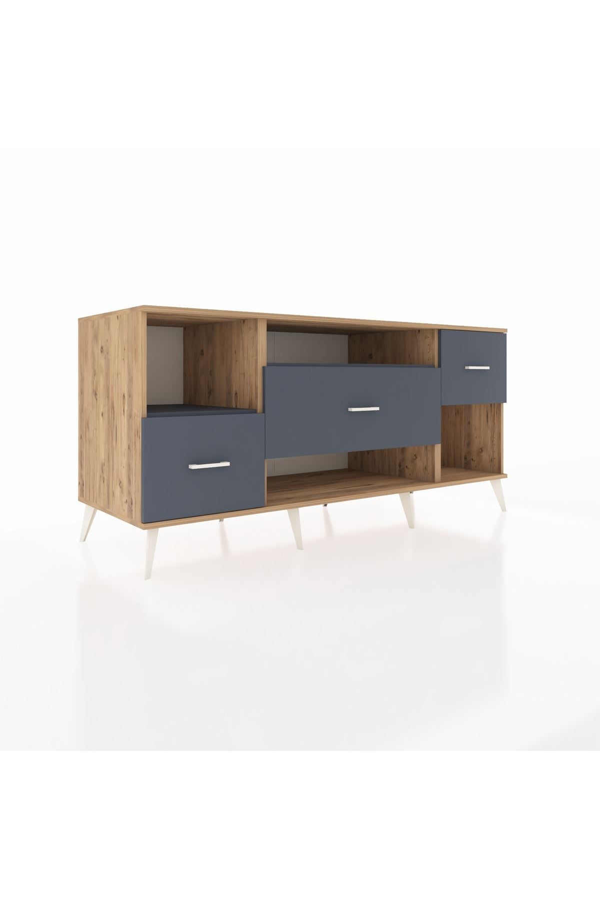 Kronos Konsol 2 Raflı 3 Çekmeceli 176x59x83 - S610M019V26C