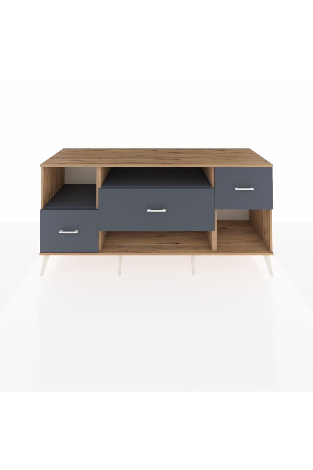 Kronos Konsol 2 Raflı 3 Çekmeceli 176x59x83 - S610M019V26C