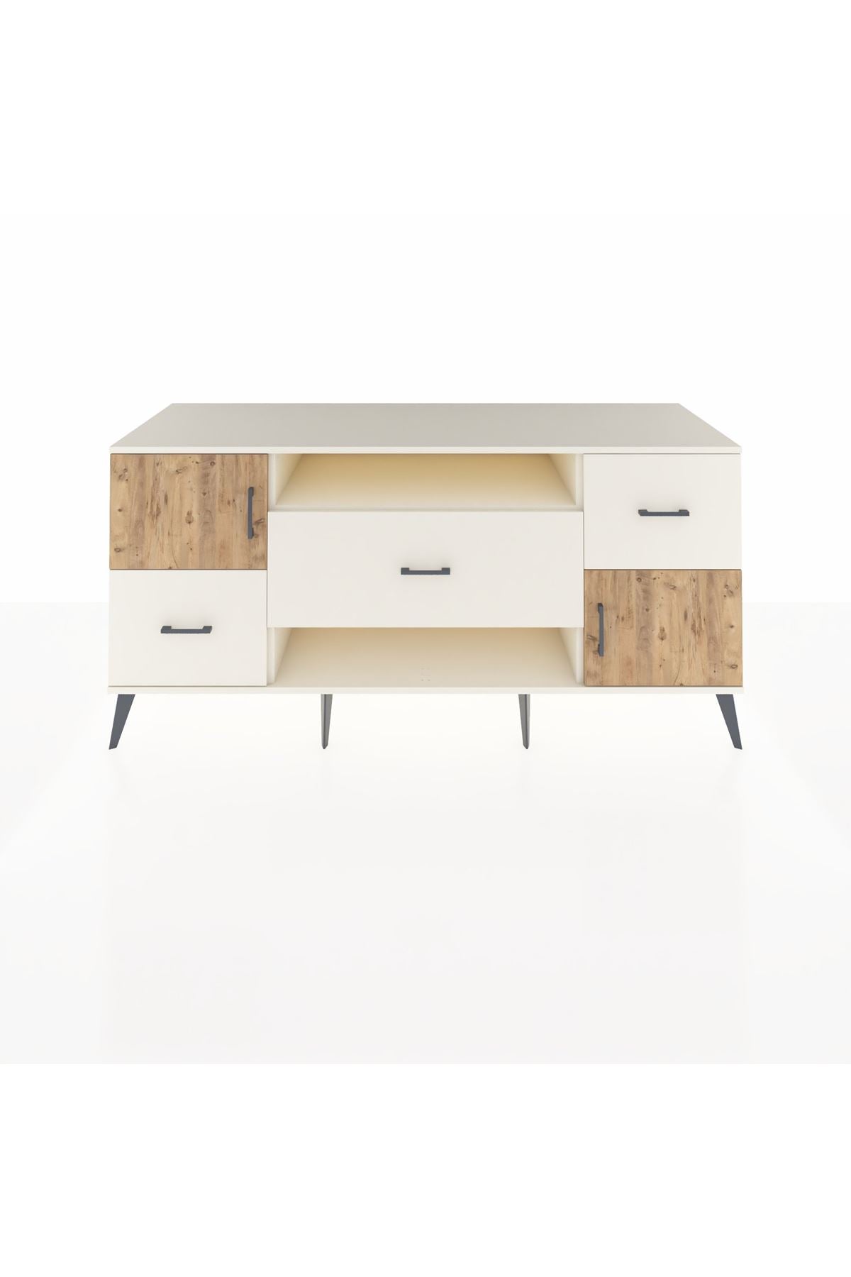 Kronos Konsol 2 Raflı 3 Çekmeceli 2 Kapaklı 176x59x83 - S610M020V01C