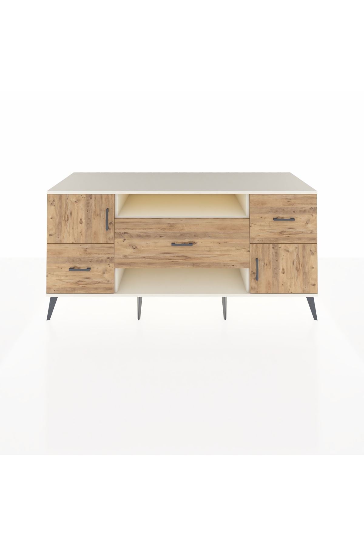 Kronos Konsol 2 Raflı 3 Çekmeceli 2 Kapaklı 176x59x83 - S610M020V03C